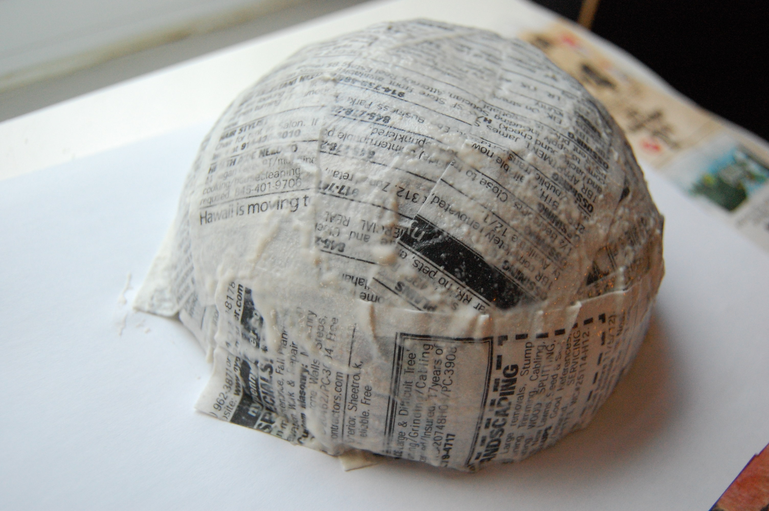 How To Make A Beautiful Paper Mache Bowl Out Of Old Newspaper