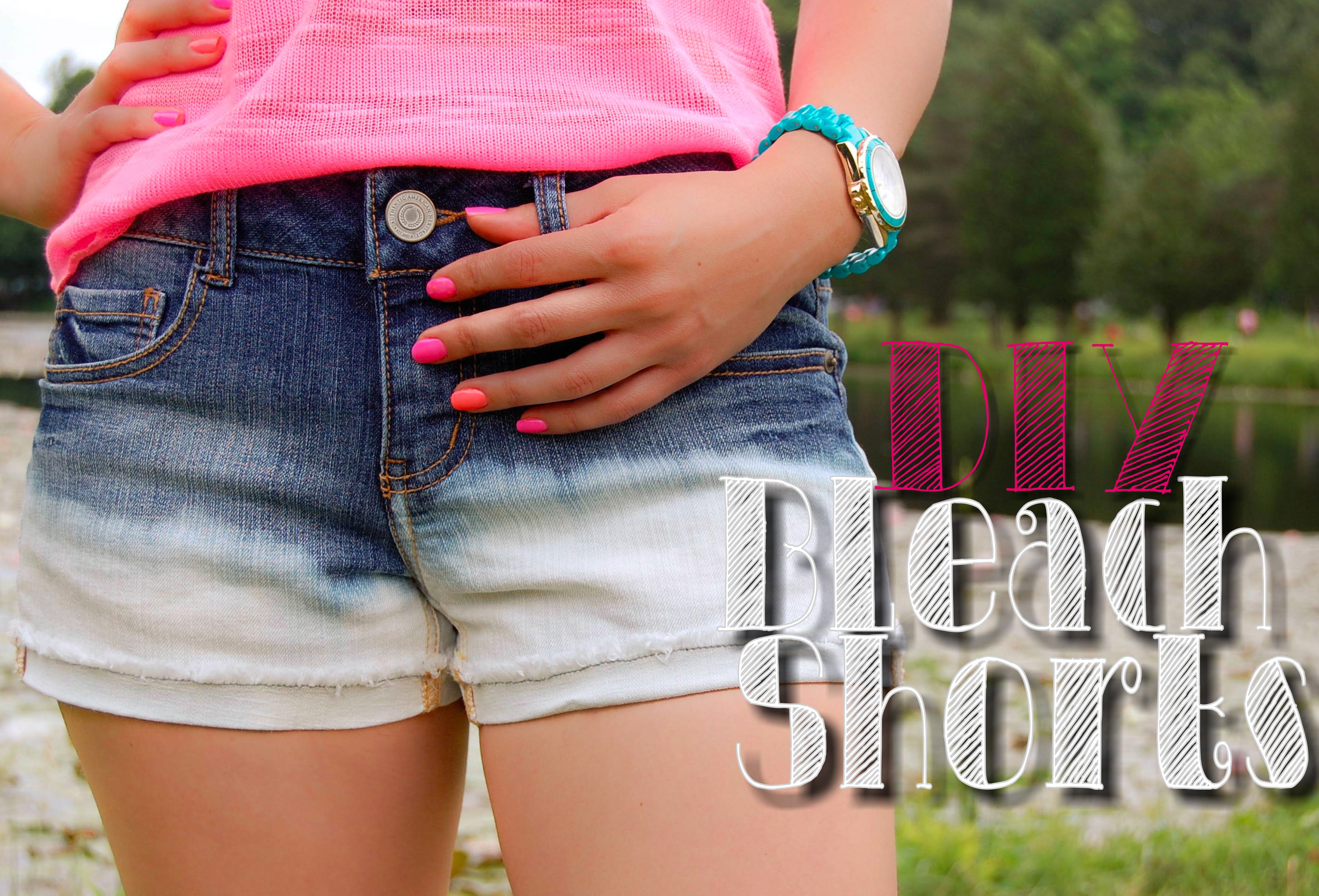 DIY Bleach Shorts