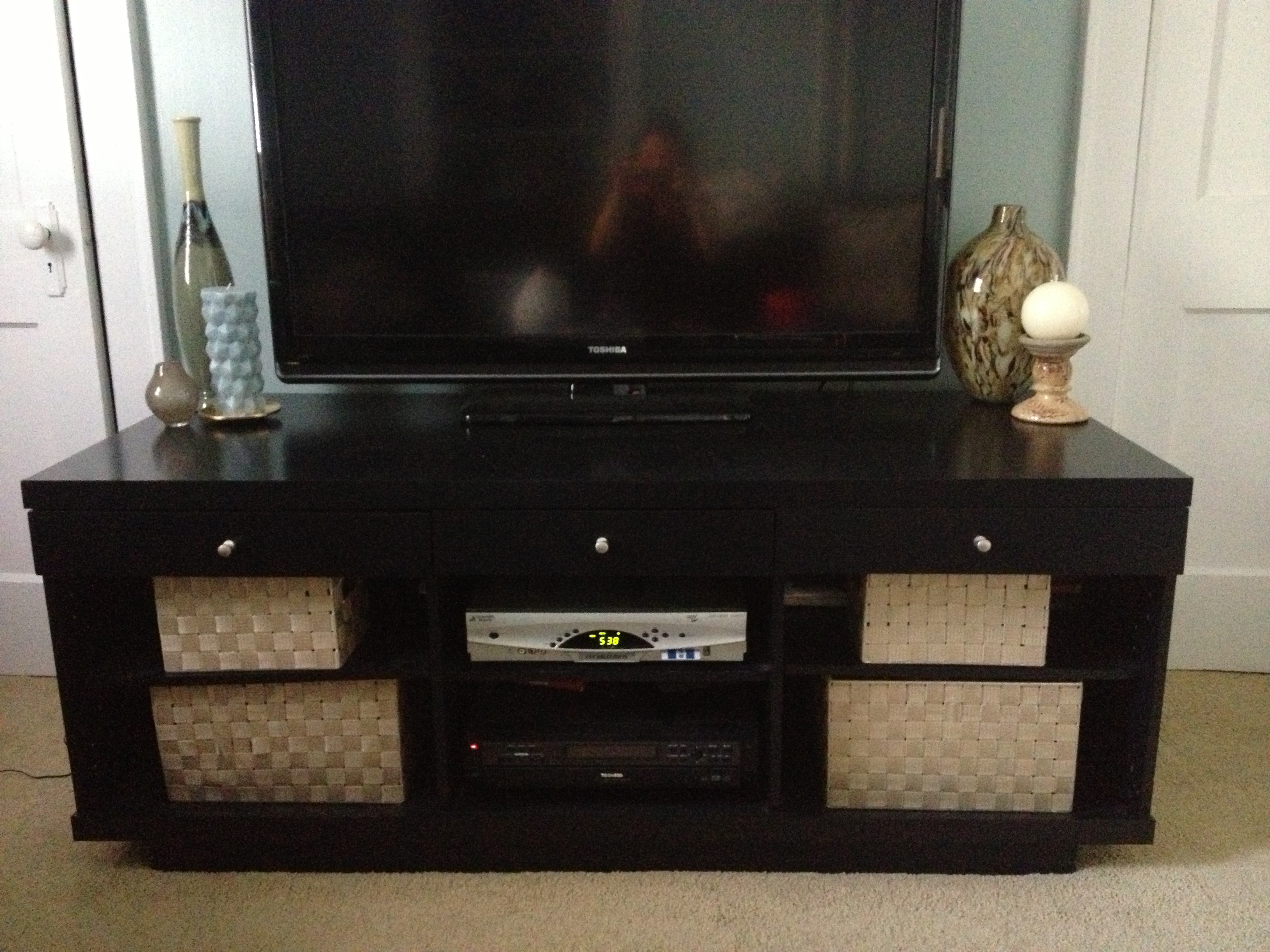 ikea tv stands black brown