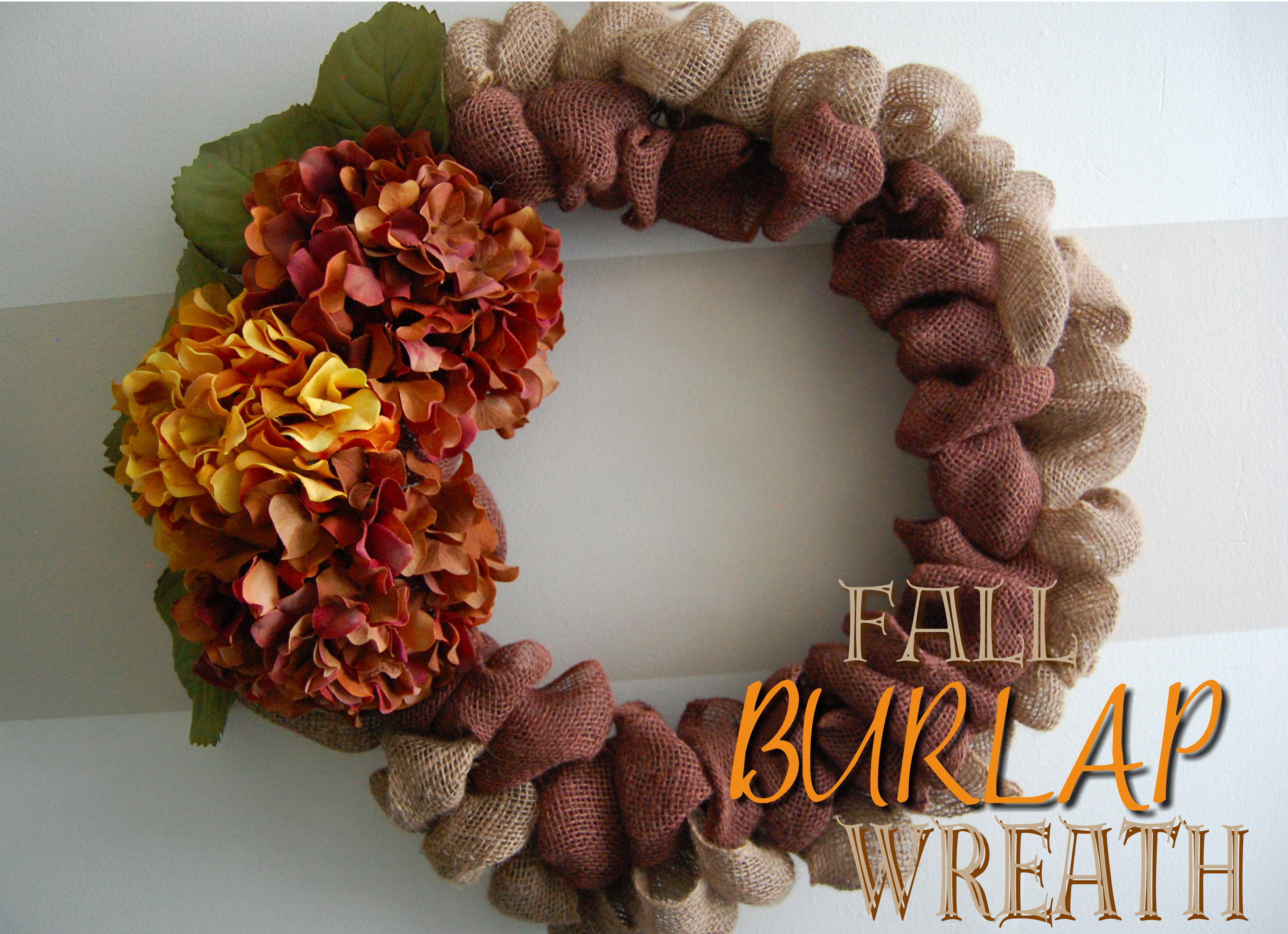 different ways to make a burlap wreath