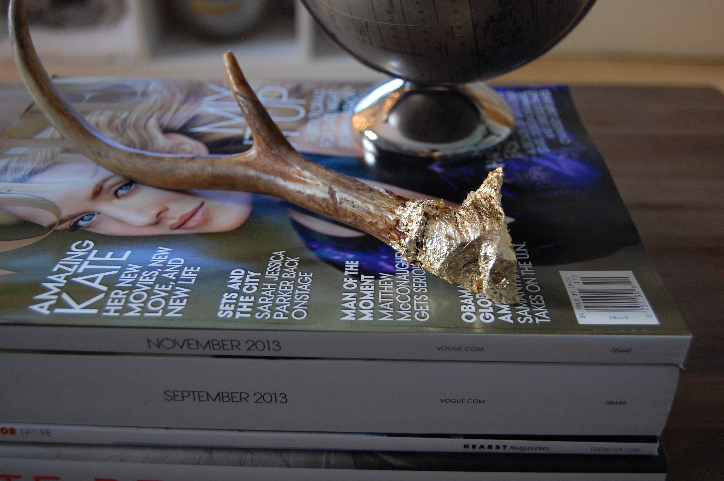 Gold Leaf Antler