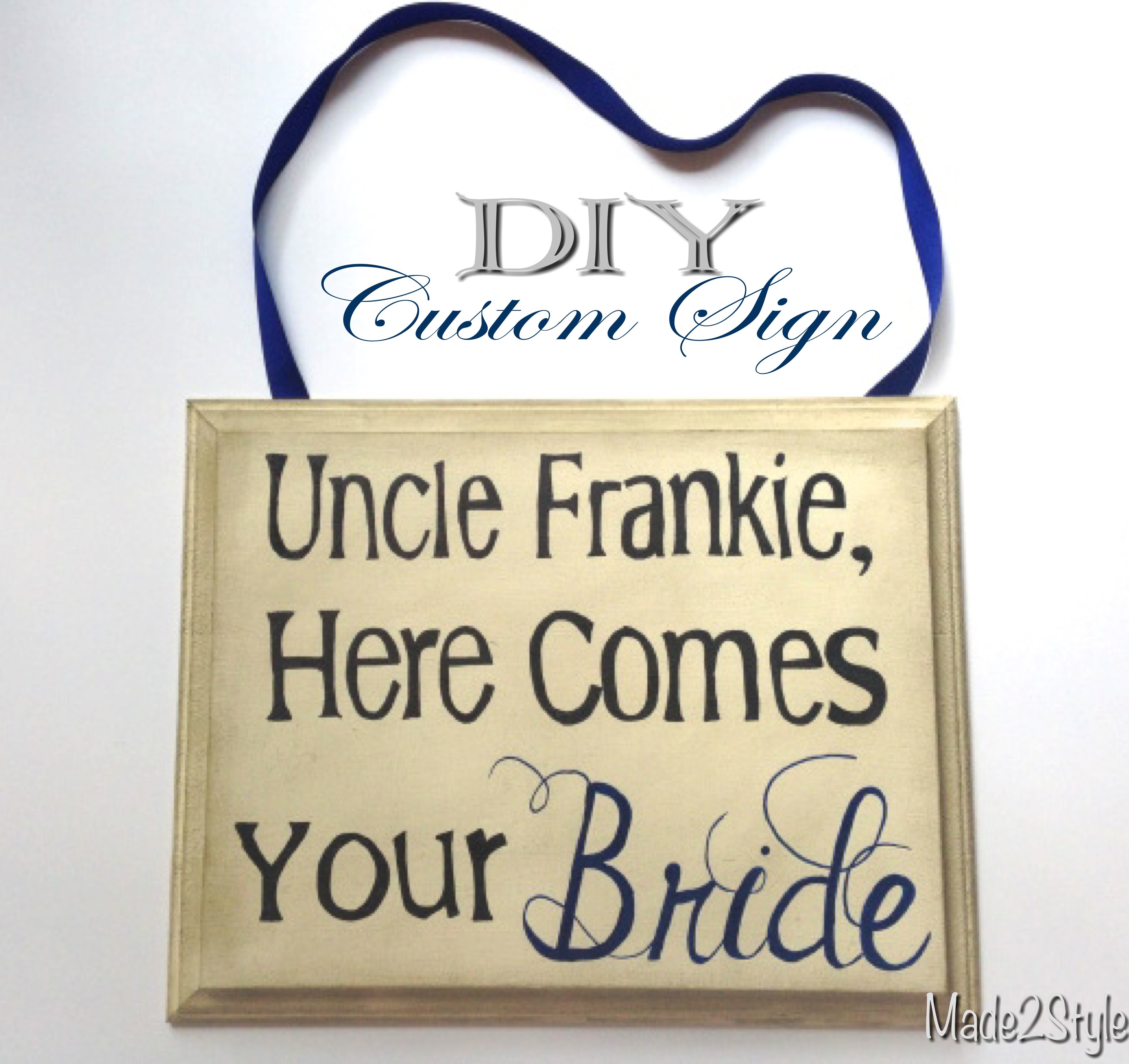 DIY Custom Sign