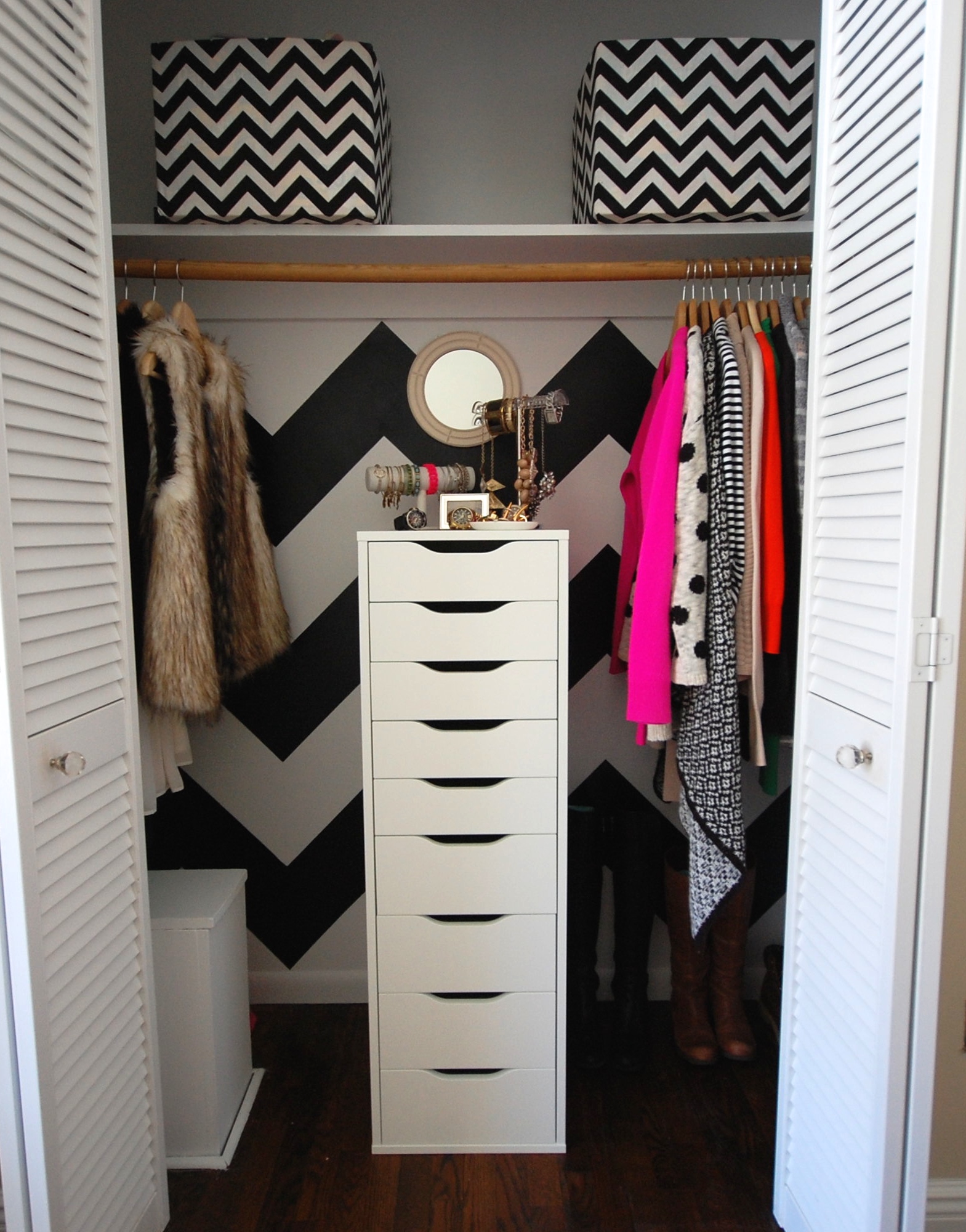 How to Paint a Chevron Wall