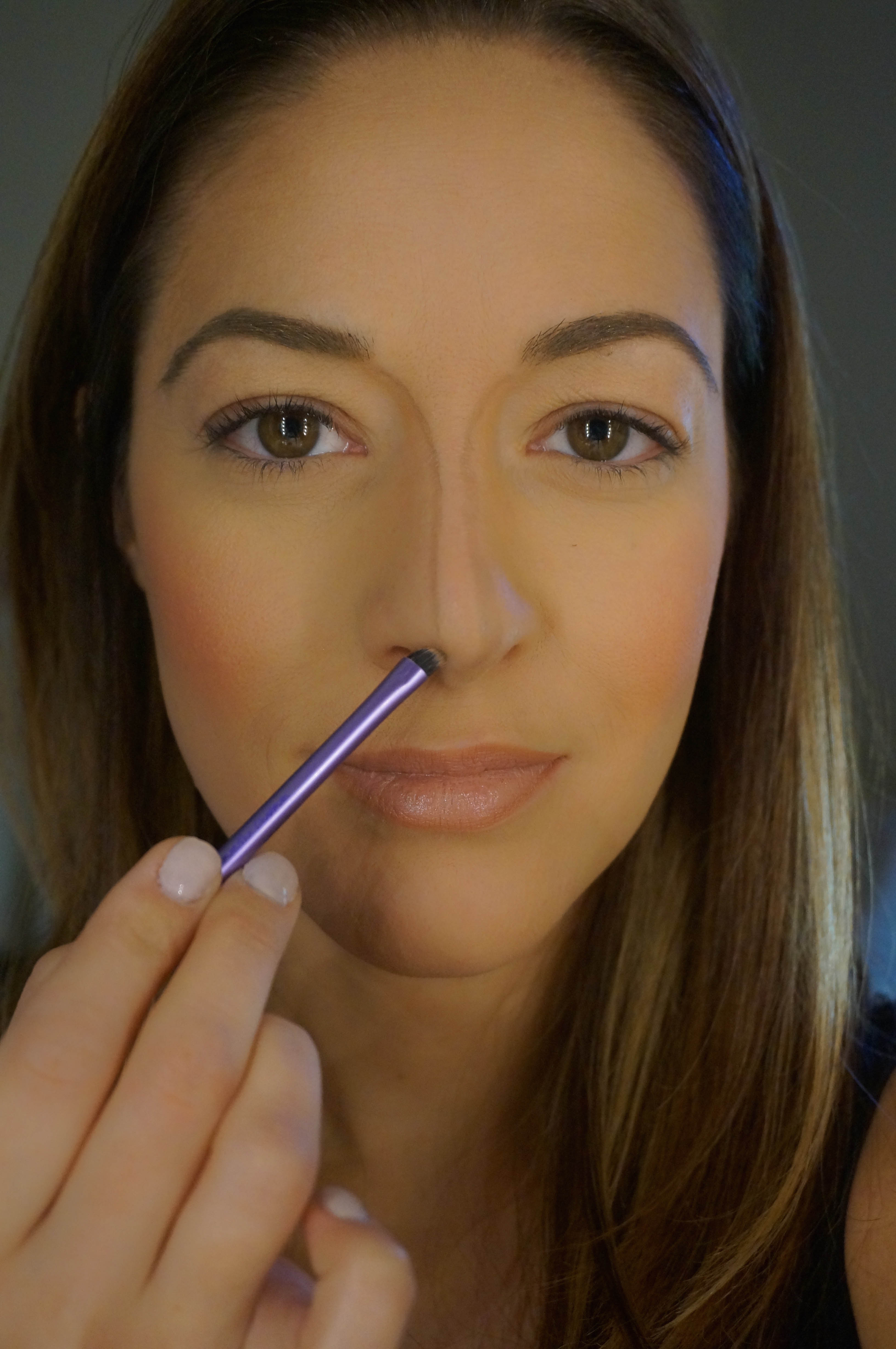easiest way to contour nose
