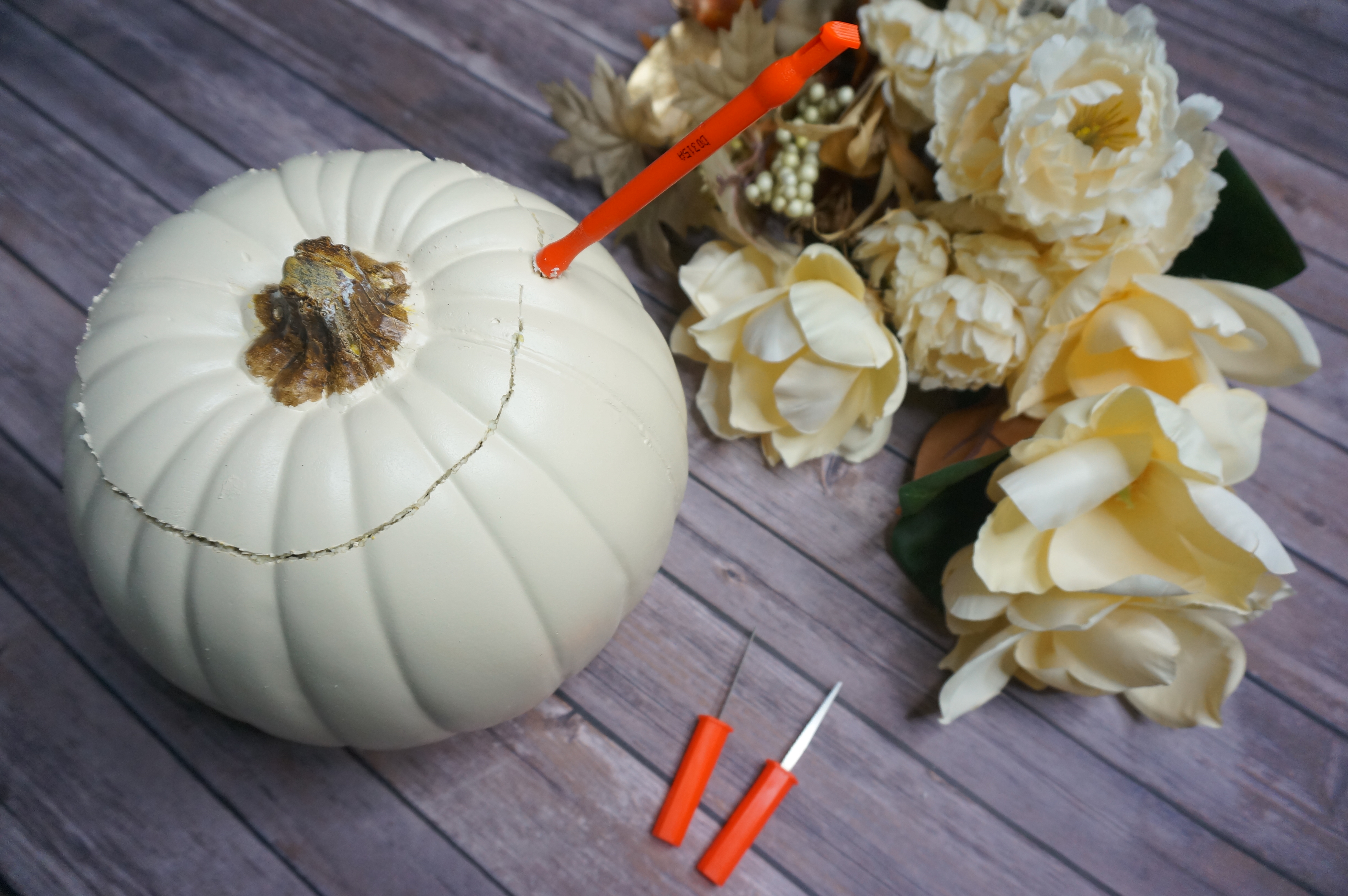 Fall Pumpkin Centerpiece