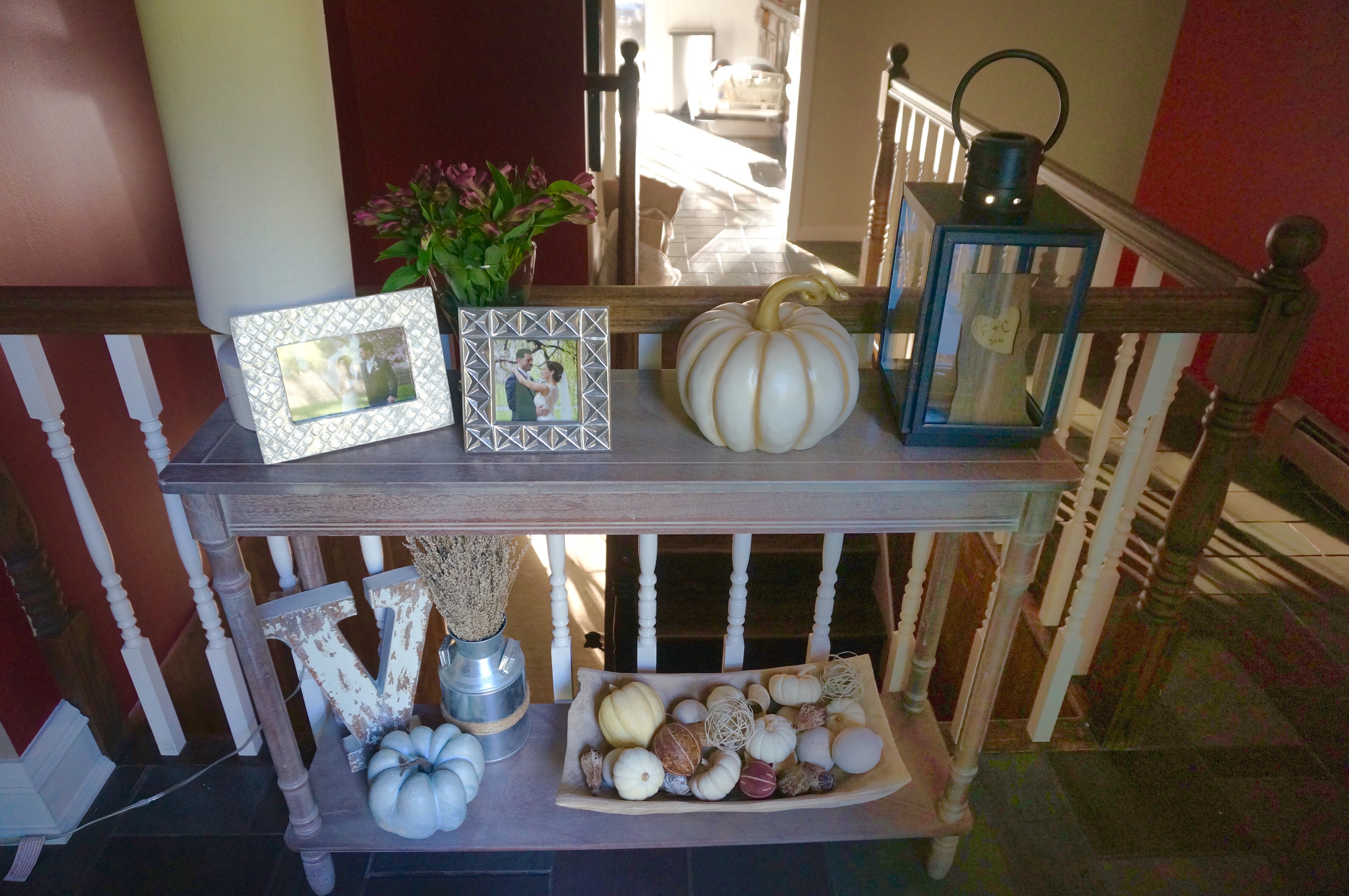 Fall Pumpkin Centerpiece