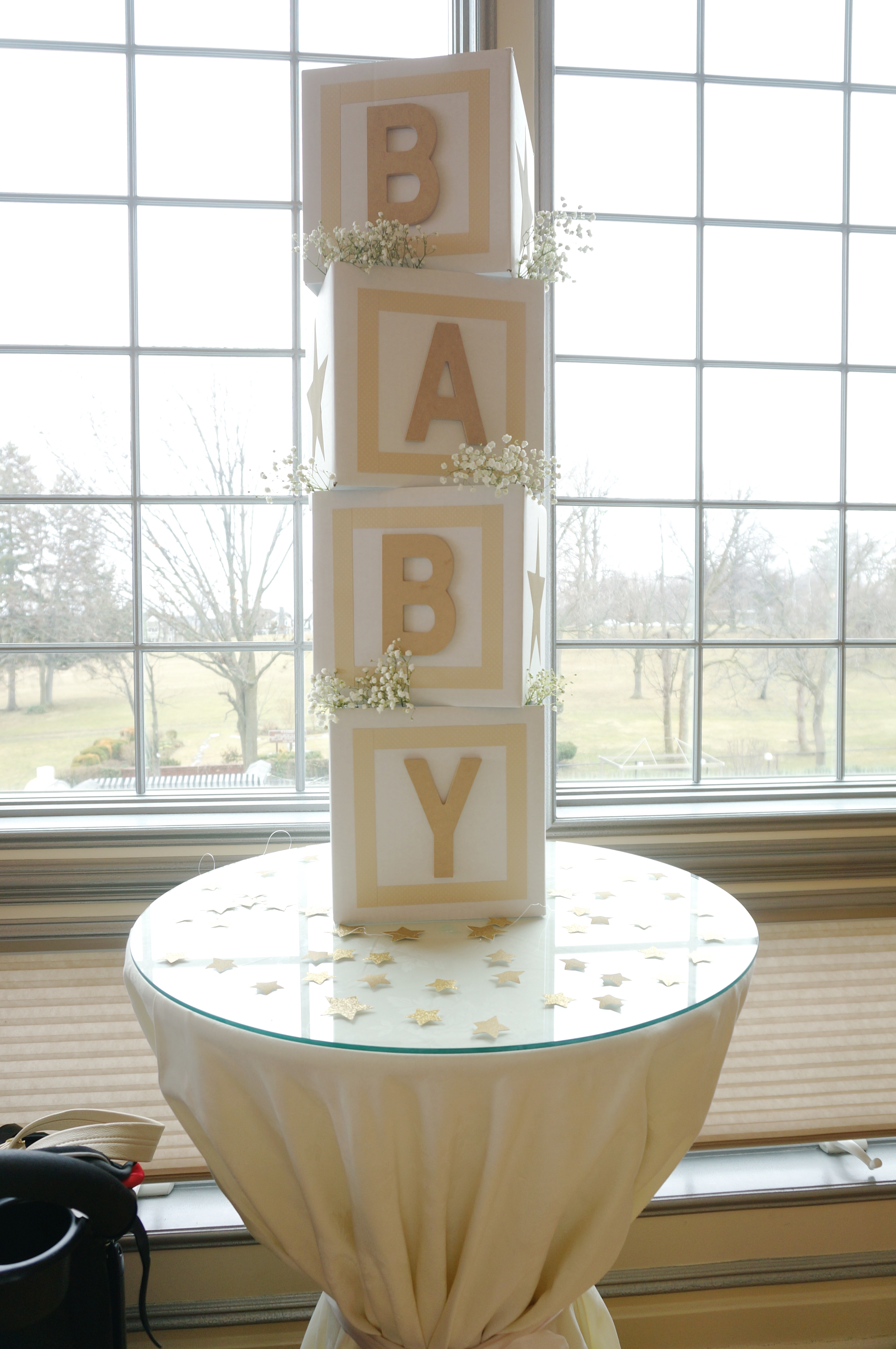 jumbo baby blocks for baby shower