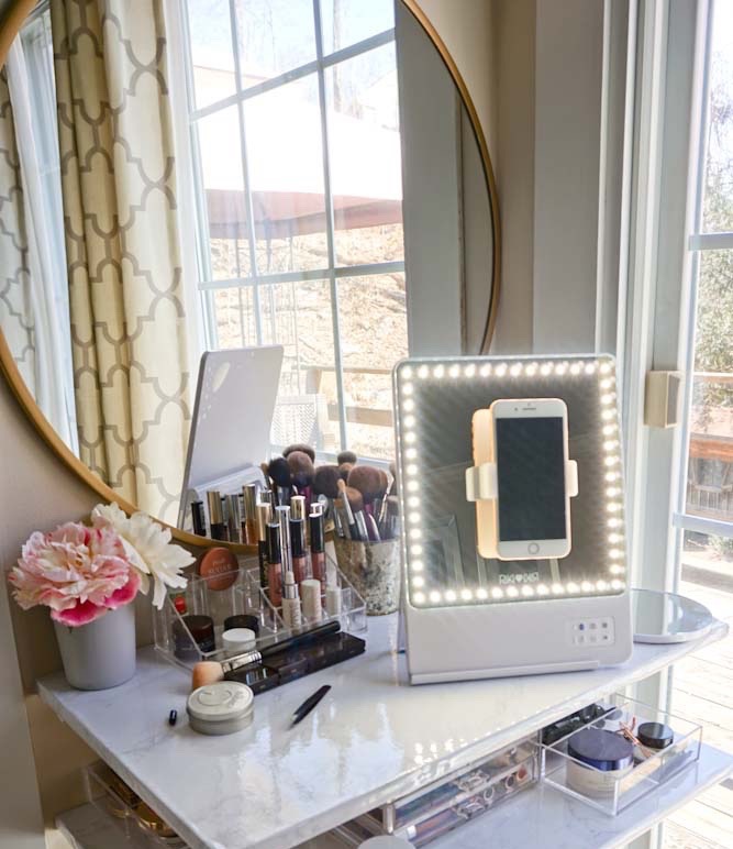 Makeup Vanity For Small Spaces + Glamcor